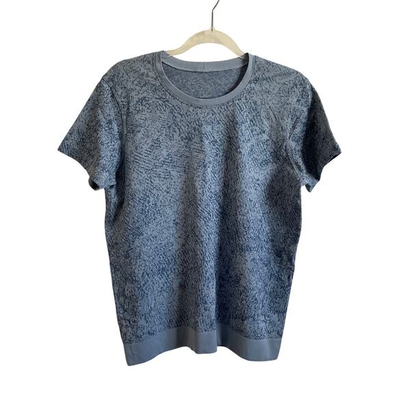 Lululemon Swiftly Breathe Short Sleeve Silverescent Shirt - Size 8 - Picture 1 of 5